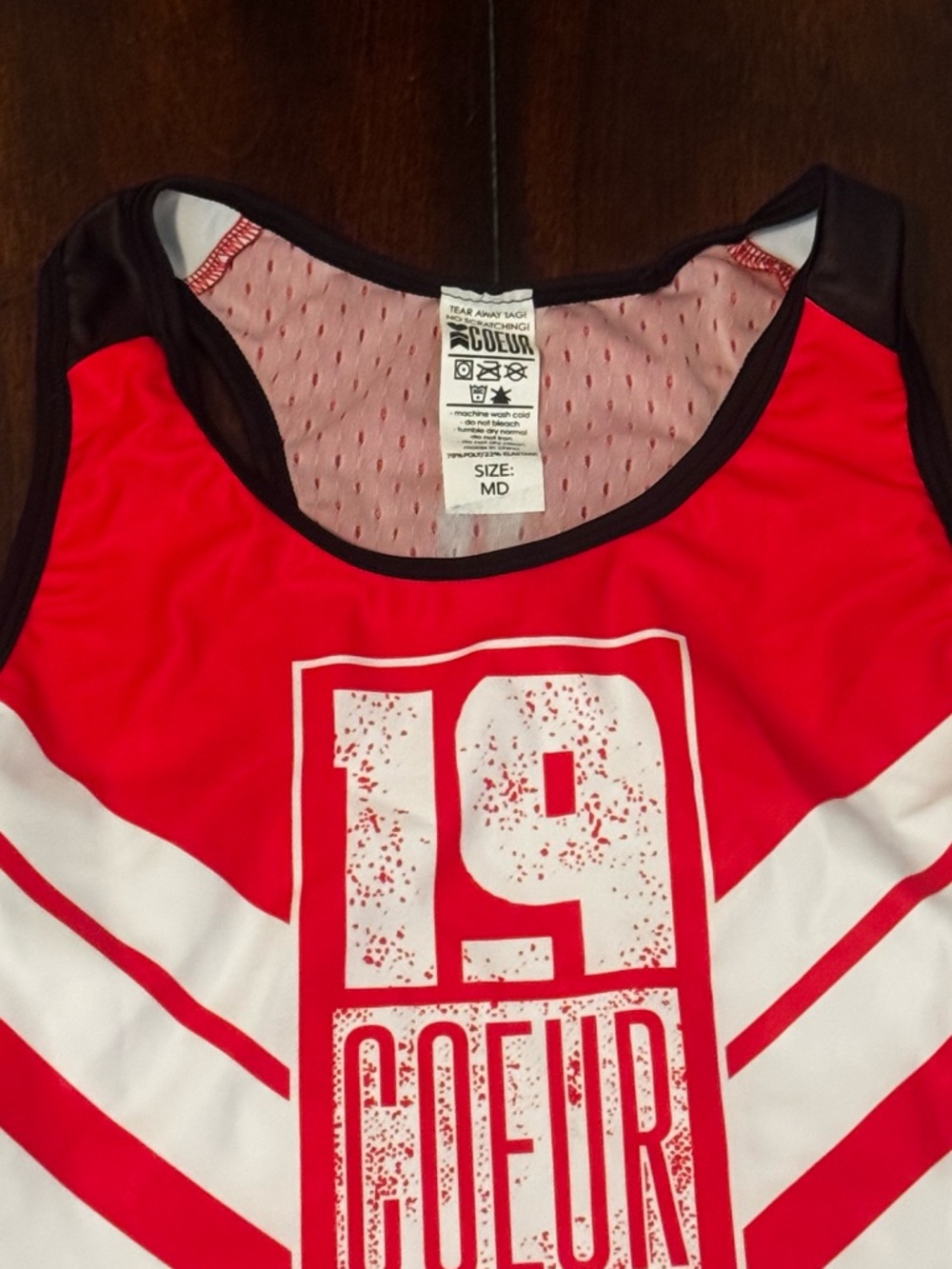 Coeur Team 19 Braless Tri Tank Medium - Picture 2 of 6